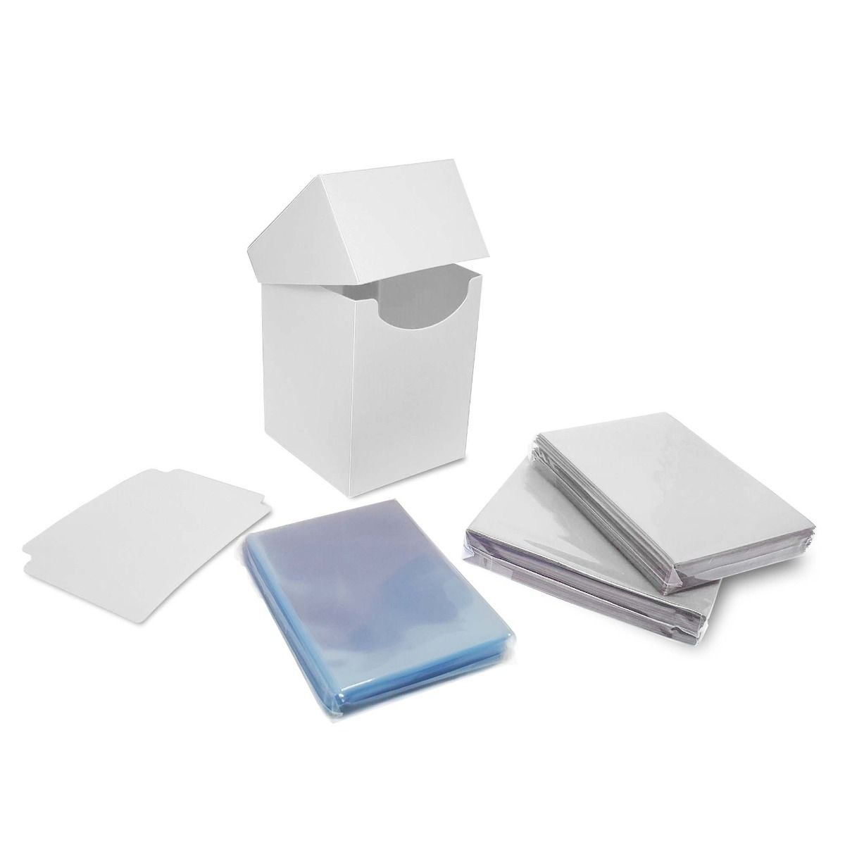 BCW Combo Pack Elite 2 Deck Guards & Inner Sleeves White