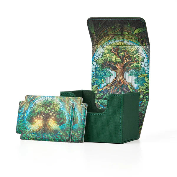 Radiant 100+ Deck Vault - Green - Mythical Forest