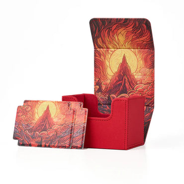 Radiant 100+ Deck Vault - Red - Burning Mountain
