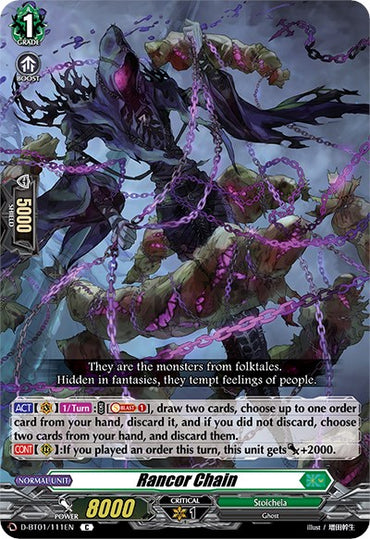 Rancor Chain (D-BT01/111EN) [Genesis of the Five Greats]