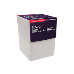 BCW Combo Pack Elite 2 Deck Guards & Inner Sleeves White
