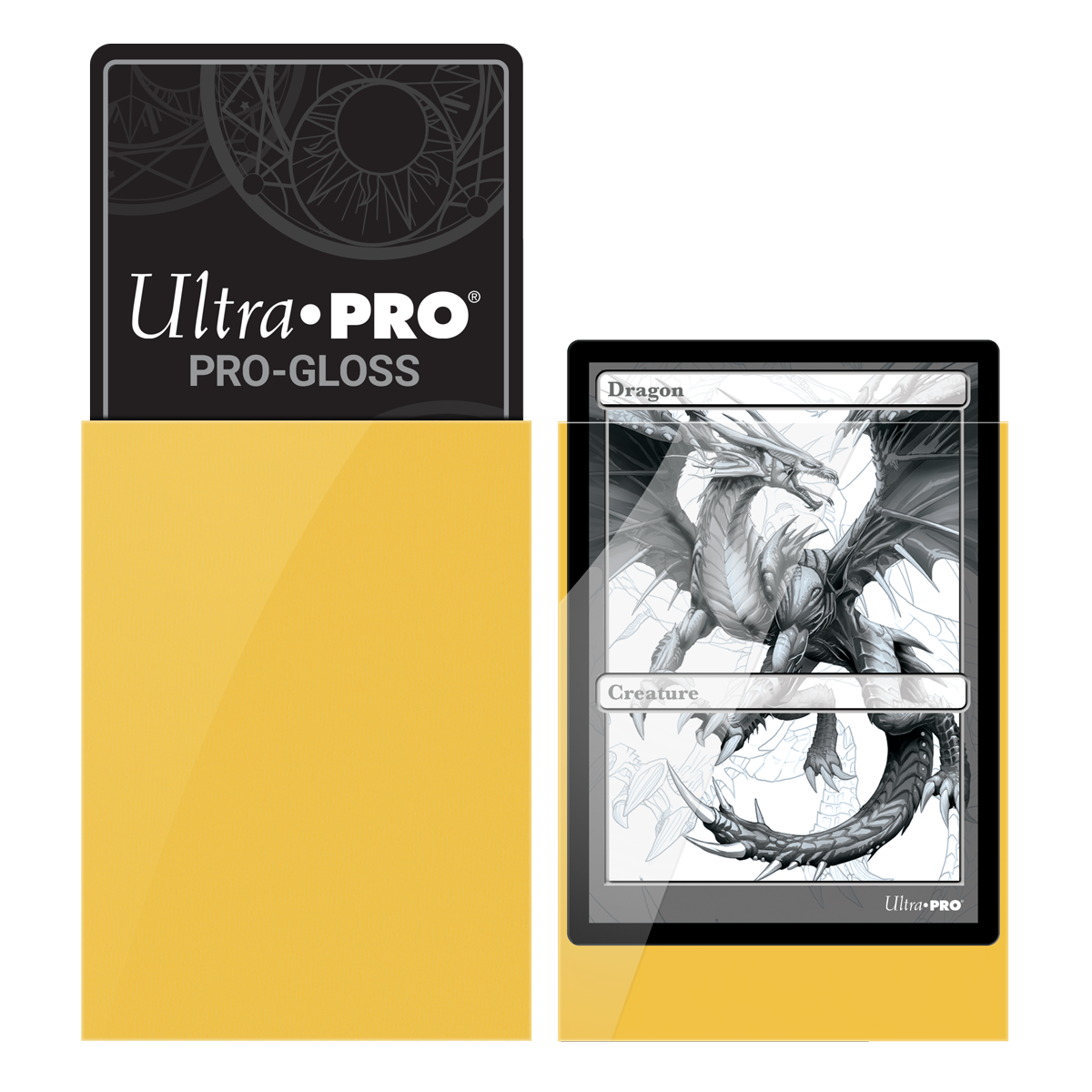 Ultra PRO: Standard 50ct Sleeves - PRO-Gloss (Yellow)