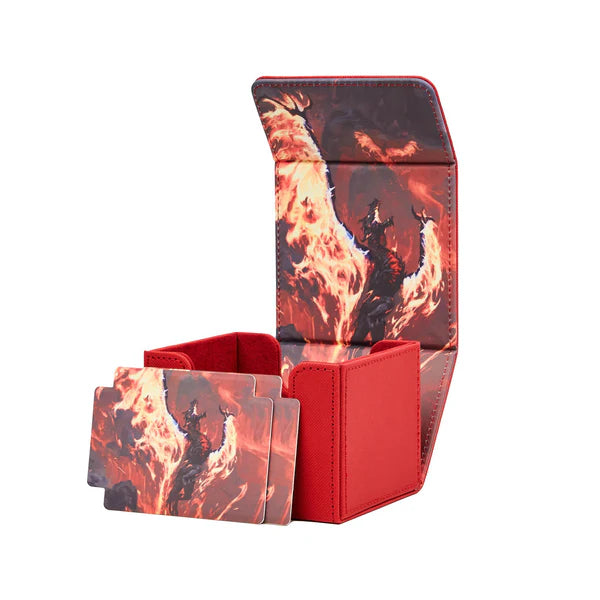 Radiant 100+ Deck Vault - Red - Volcanic Rebirth