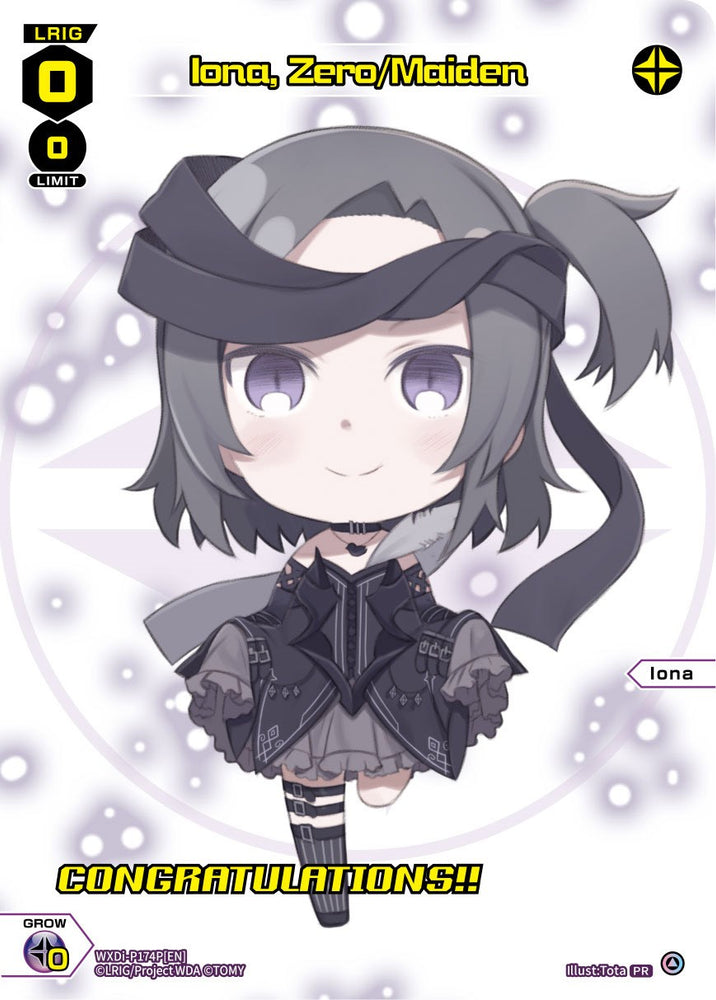 Iona, Zero/Maiden (May 2023/Winner) (WXDi-P174P[EN]) [Promo Cards]