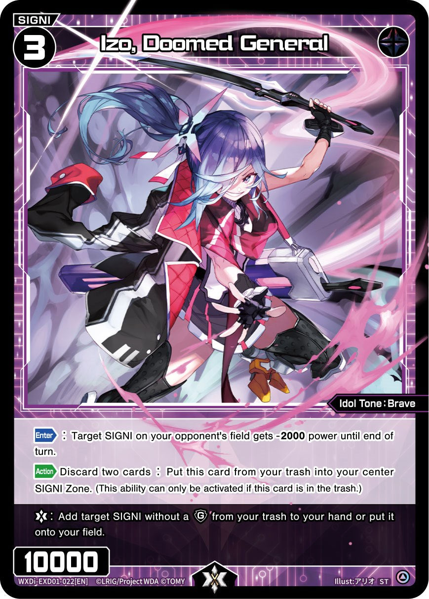 Izo, Doomed General (WXDi-EXD01-022[EN]) [Super Diva Deck: Urith's MIASMA]