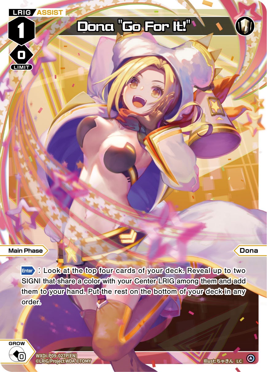 Dona "Go For It!" (WXDi-P09-027P[EN]) [Conflated Diva]