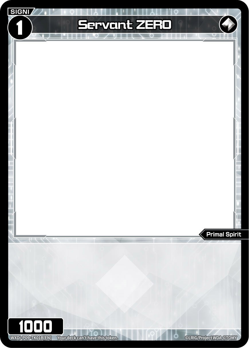 Servant ZERO (WXDi-P09-TK01B[EN]) [Conflated Diva]
