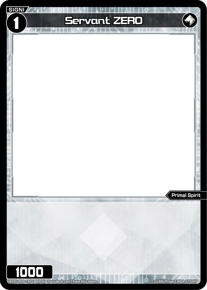 Servant ZERO (WXDi-P09-TK01BP[EN]) [Conflated Diva]