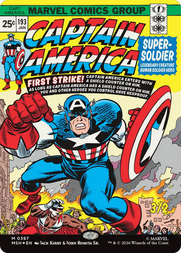 Captain America, Super-Soldier (Borderless) [Marvel Super Heroes]