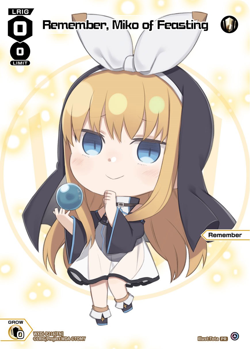 Remember, Miko of Feasting (September 2023) (WXDi-P216[EN]) [Promo Cards]