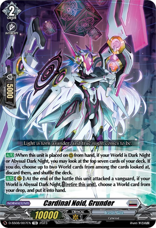 Caradinal Noid, Grunder (D-SS08/007EN) [Festival Booster 2023]