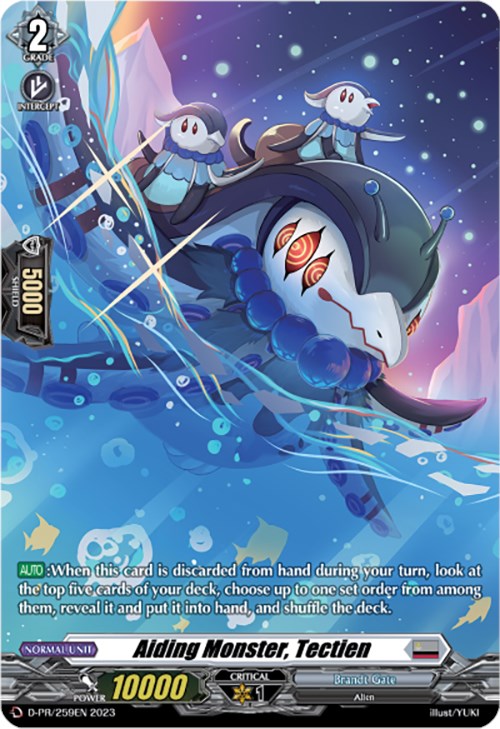 Aiding Monster, Tectien (D-PR/259EN) [D Promo Cards]