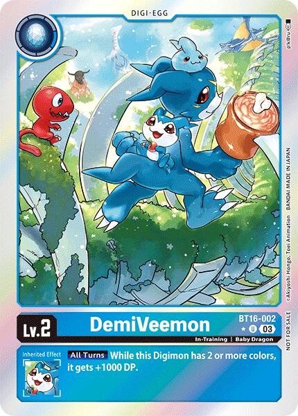 DemiVeemon [BT16-002] (Box Promotion Pack: Beginning Observer) [Beginning Observer Promos]
