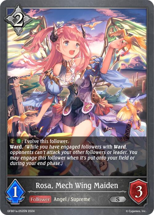 Rosa, Mech Wing Maiden (GFB01a-052EN) [Guide to Glory]