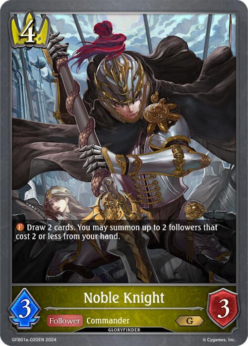 Noble Knight (GFB01a-020EN) [Guide to Glory]