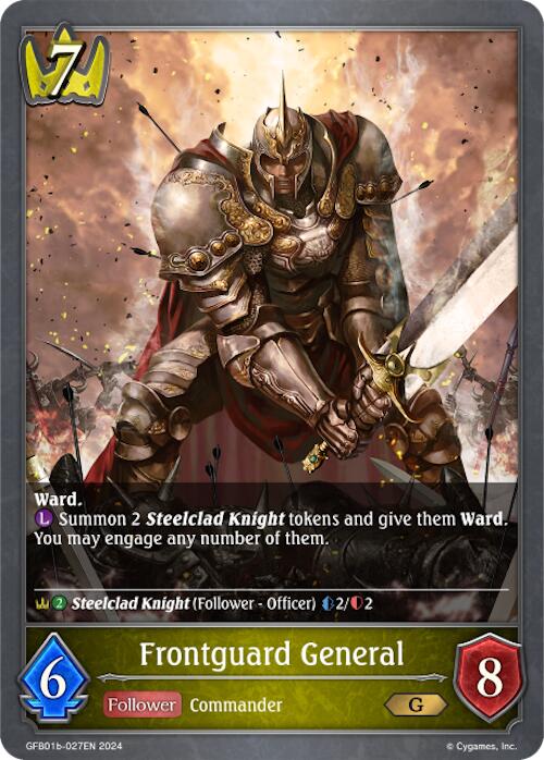 Frontguard General (GFB01b-027EN) [Guide to Glory]