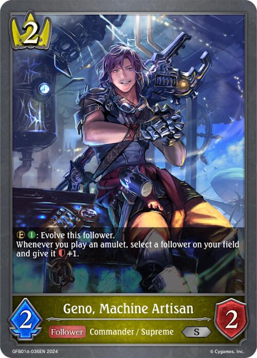 Geno, Machine Artisan (GFB01d-036EN) [Guide to Glory]