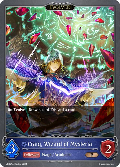 Craig, Wizard of Mysteria (Evolved) (GFB01a-067EN) [Guide to Glory]