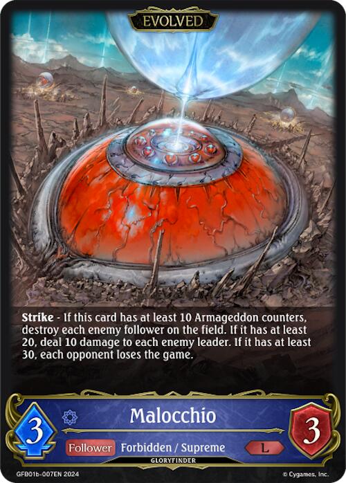 Malocchio (Evolved) (GFB01b-007EN) [Guide to Glory]