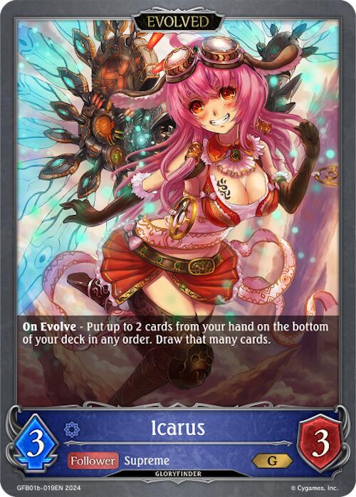 Icarus (Evolved) (GFB01b-019EN) [Guide to Glory]