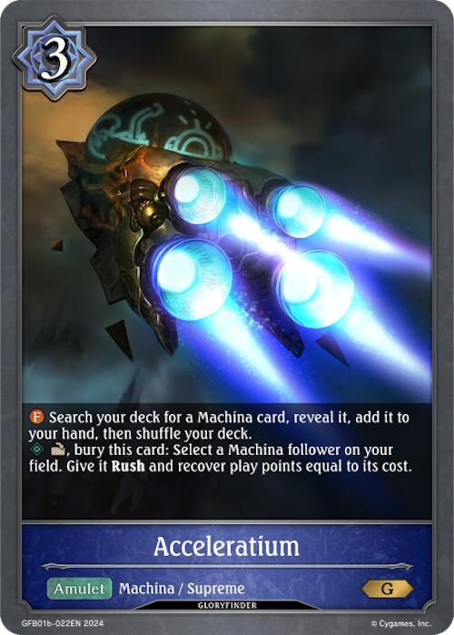 Acceleratium (GFB01b-022EN) [Guide to Glory]
