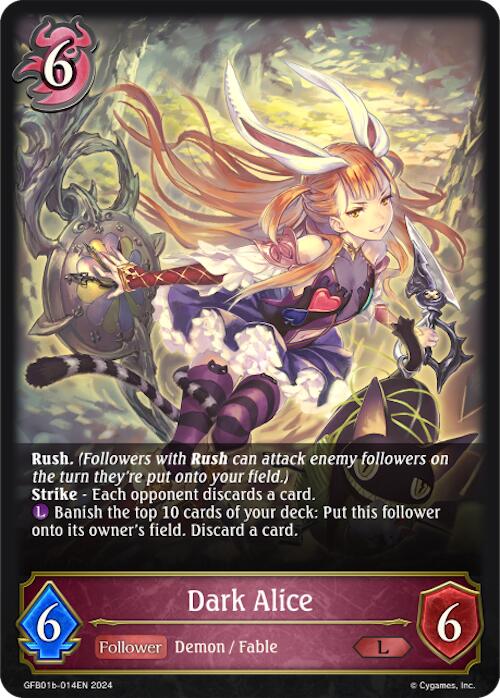 Dark Alice (GFB01b-014EN) [GFB01: Gloryfinder Bundle 01: Guide to Glory]