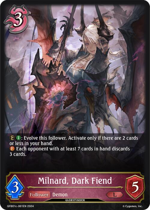 Milnard, Dark Fiend (GFB01c-001EN) [Guide to Glory]