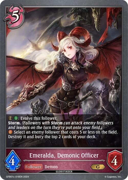 Emeralda, Demonic Officer (GFB01c-018EN) [Guide to Glory]