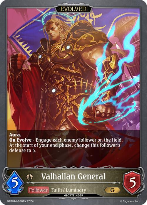 Valhallan General (Evolved) (GFB01d-020EN) [Guide to Glory]