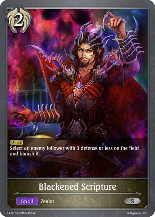 Blackened Scripture (GFB01d-052EN) [Guide to Glory]