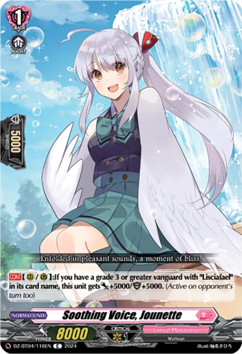 Soothing Voice, Jounette (DZ-BT04/116EN) [Destined Showdown]