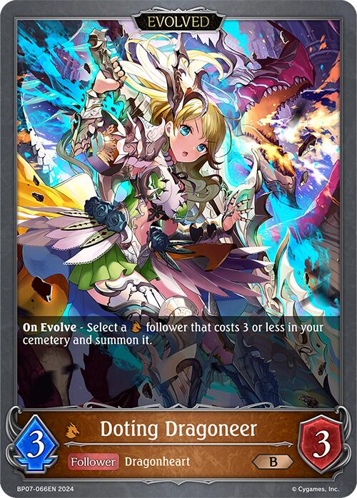 Doting Dragoneer (Evolved) (BP07-066EN) [Verdant Steel]