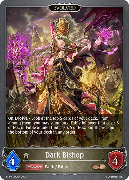 Dark Bishop (Evolved) (BP07-099EN) [Verdant Steel]