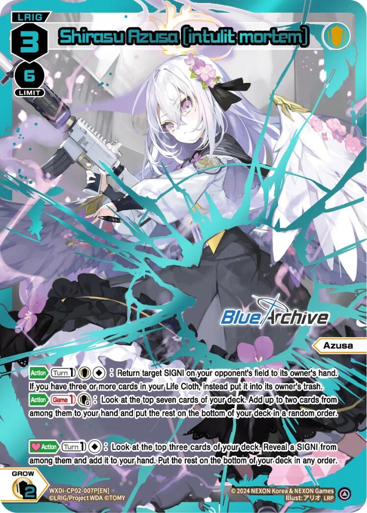 Shirasu Azusa [intulit mortem] (LRP) (WXDi-CP02-007P[EN]) [Blue Archive DIVA]
