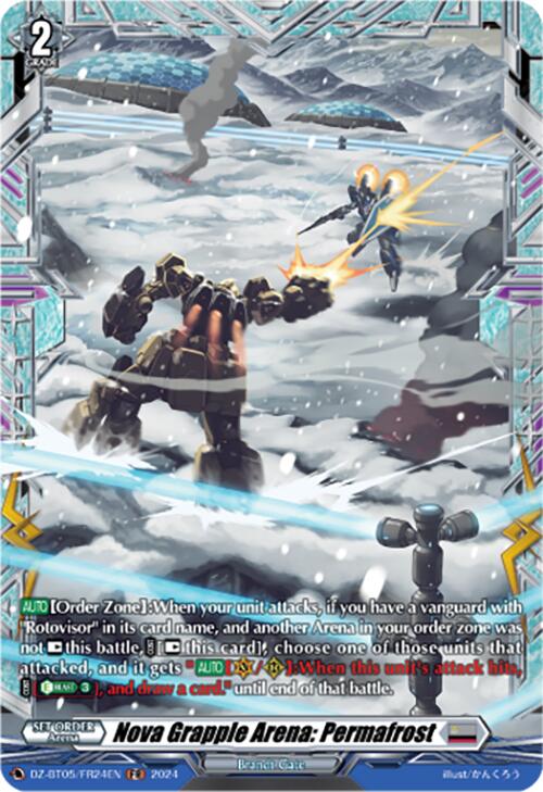 Nova Grapple Arena: Permafrost (DZ-BT05/FR24EN) [Omniscient Awakening]