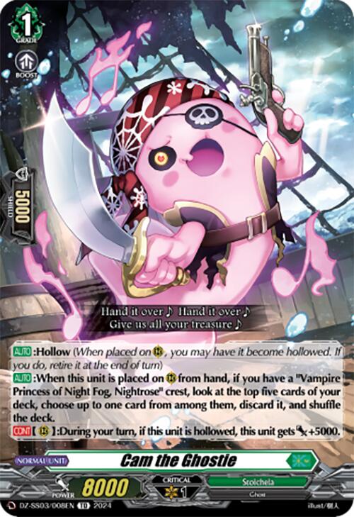 Cam the Ghostie (DZ-SS03/008EN) [Stride Deckset -Nightrose-]