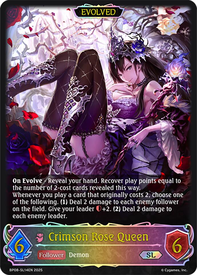 Crimson Rose Queen (Evolved) (BP08-SL14EN) [Alterchaotica]