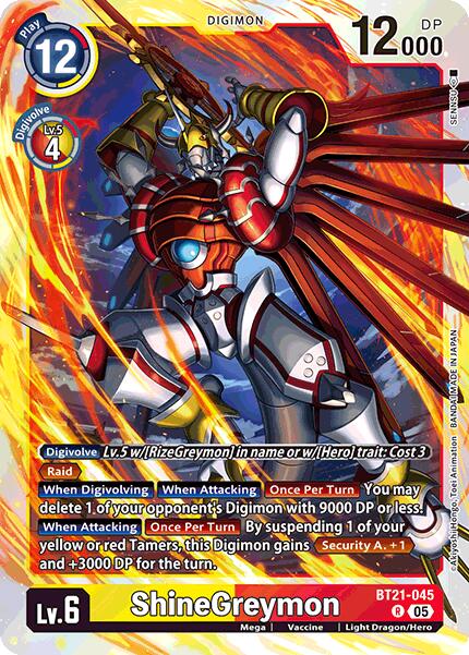 ShineGreymon [BT21-045] [World Convergence]