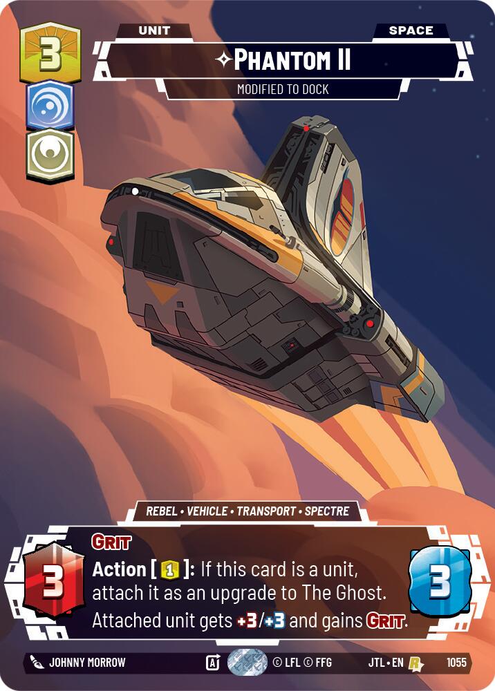 Phantom II - Modified to Dock (1055) (Prestige Foil) (1055) [Jump to Lightspeed]