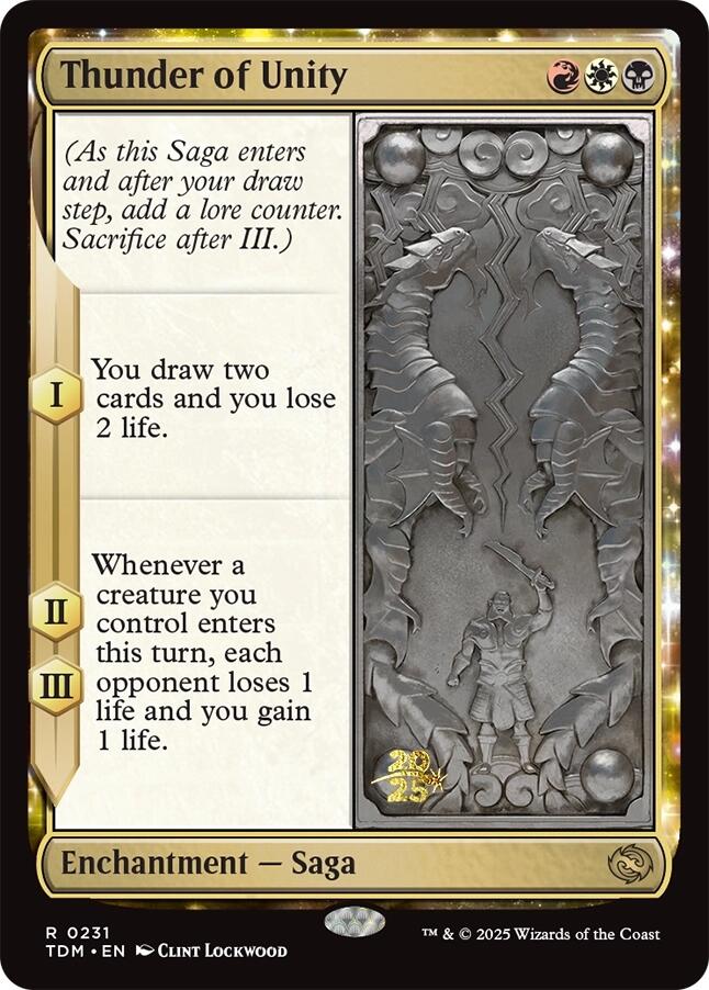 Thunder of Unity [Tarkir: Dragonstorm Prerelease Promos]