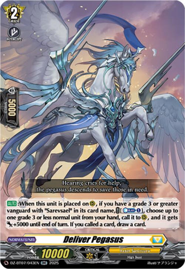 Deliver Pegasus (DZ-BT07/043EN) [DZ-BT07: Moon Fangs & Cerulean Blaze]