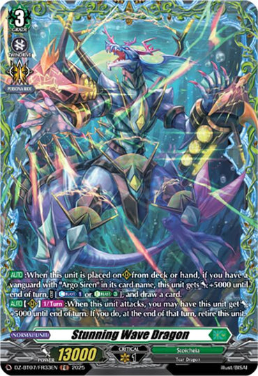 Stunning Wave Dragon (DZ-BT07/FR33EN) [DZ-BT07: Moon Fangs & Cerulean Blaze]
