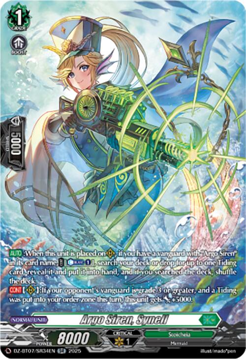 Argo Siren, Synell (DZ-BT07/SR34EN) [Moon Fangs & Cerulean Blaze]