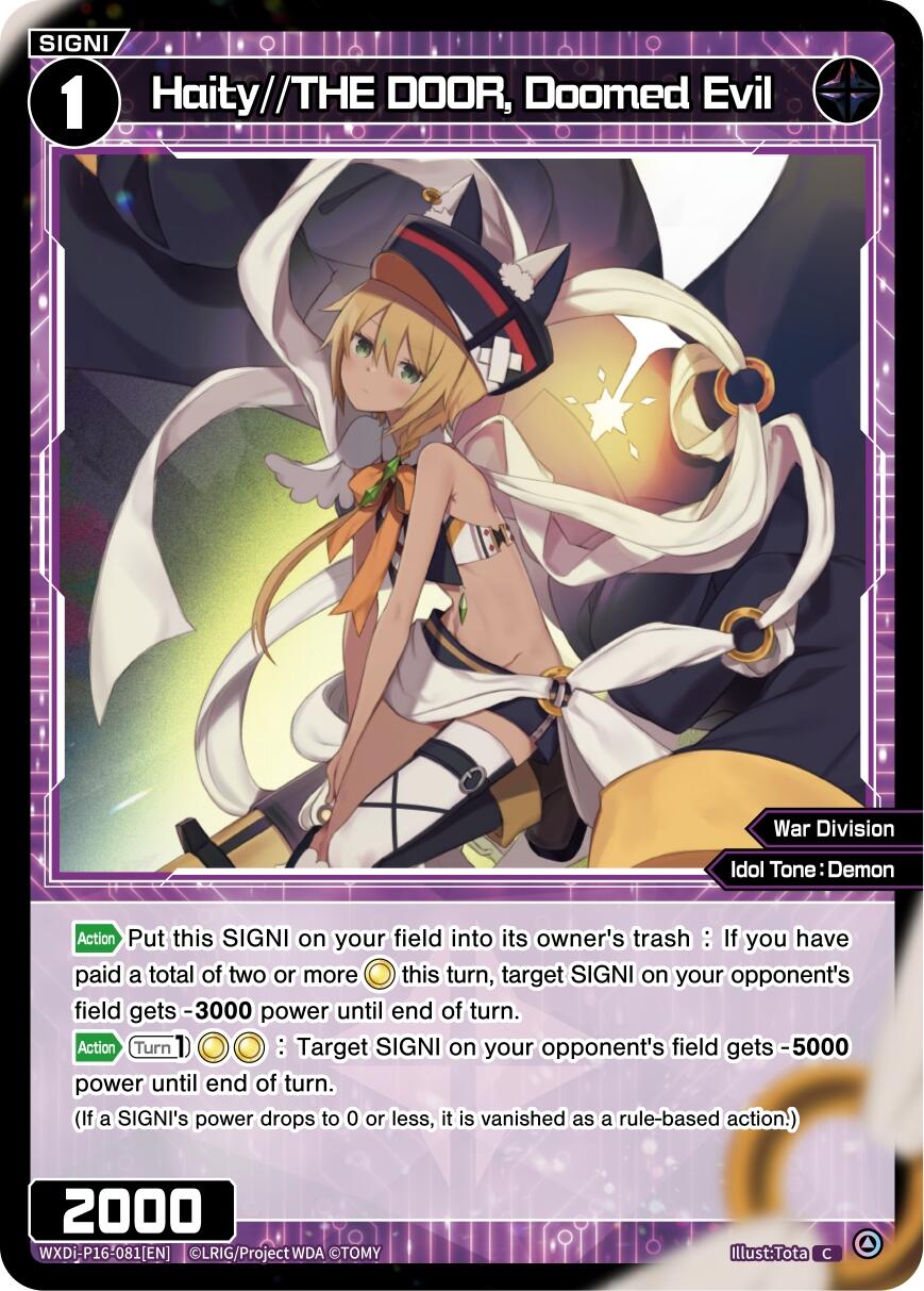 Haity//THE DOOR, Doomed Evil (WXDi-P16-081[EN]) [Legendary DIVA]