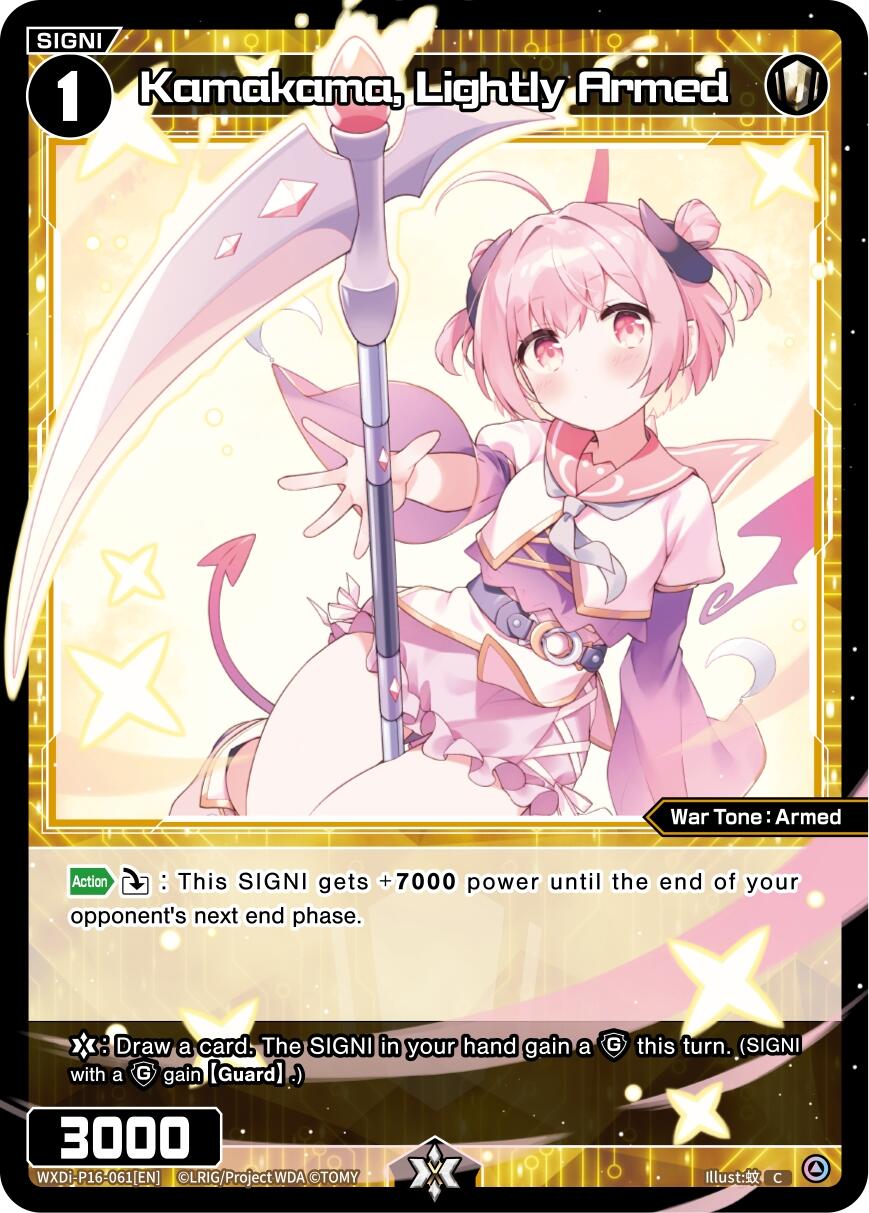 Kamakama, Lightly Armed (WXDi-P16-061[EN]) [Legendary DIVA]
