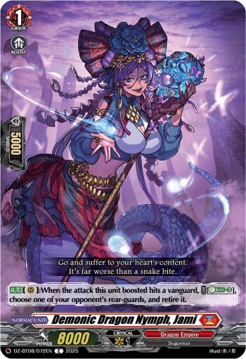 Demonic Dragon Nymph, Jami (DZ-BT08/072EN) [Knights 0f Rebirth]