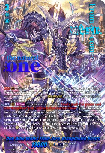 One Who Walks From Zero, Blangdmire Nexus (DZ-BT08/SEC02EN) [Knights 0f Rebirth]