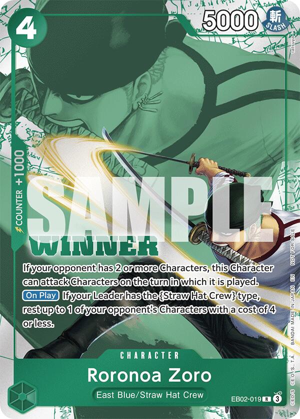 Roronoa Zoro (Winner Pack 2025 Vol. 3) [One Piece Promotion Cards]