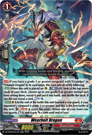 Wearbolt Dragon (DZ-SS08/021EN) [DZ-SS08: Festival Booster 2025]