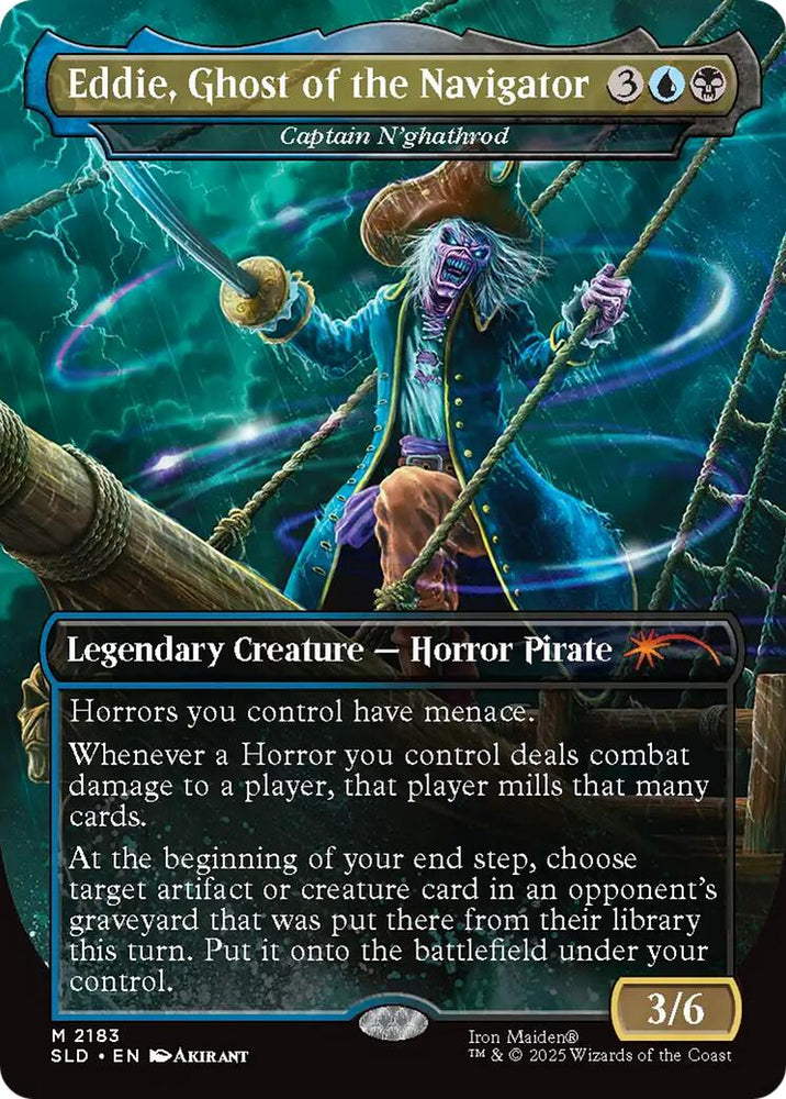 Eddie, Ghost of the Navigator - Captain N'ghathrod [Secret Lair Drop Series]